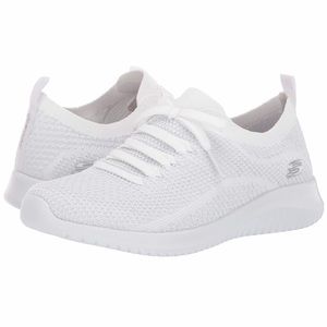 Sketchers White/Silver sneaker